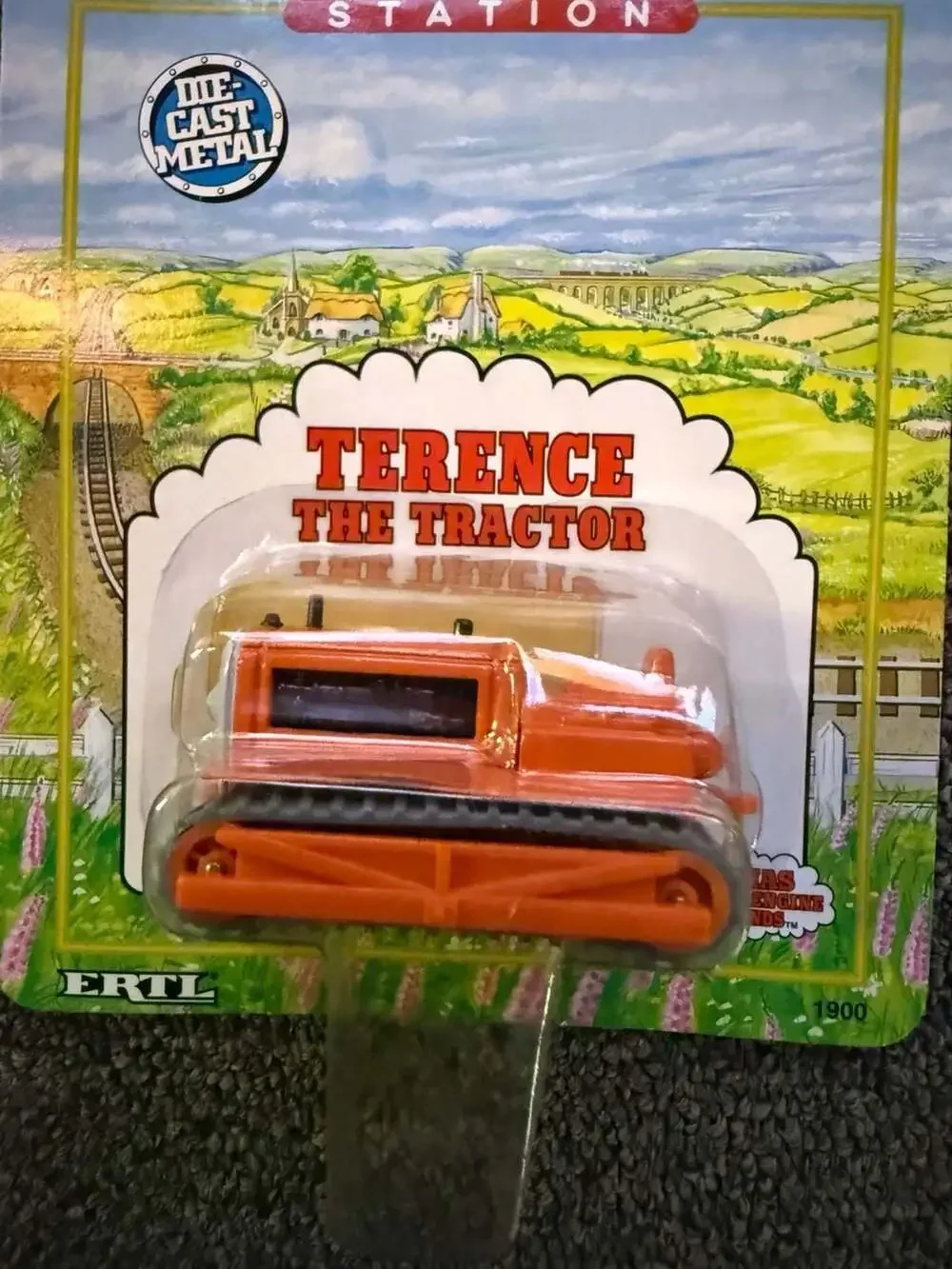 Vintage ERTL Shining Time Station Terence The Tractor Diecast Metal Toy 1992
